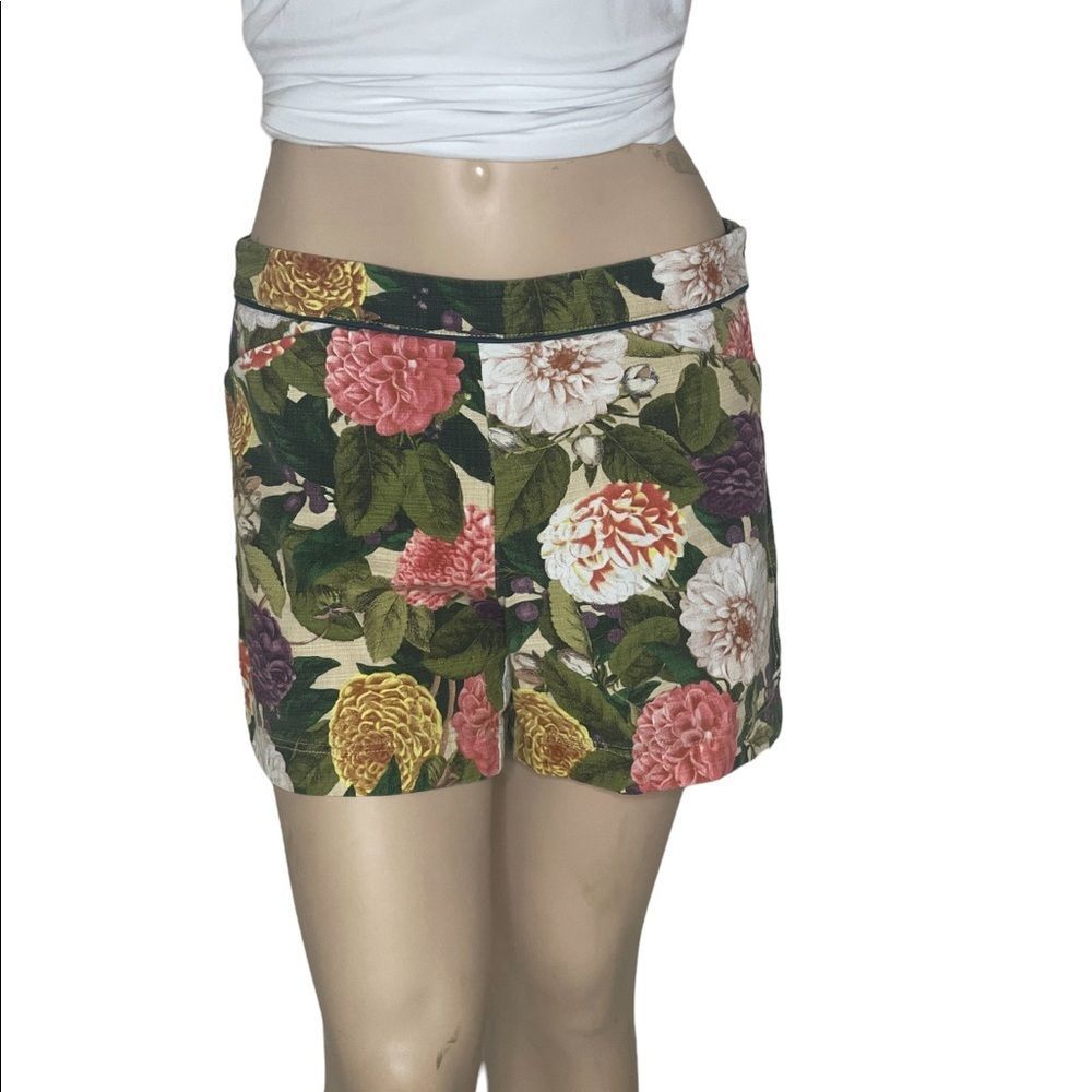 Anthropologie Elevenses Ranunculus Bloom shorts sz 4